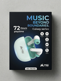 M&I Galaxy Series TWS-928 Wireless Earbuds - 72 Hours Playtime, In-Ear Detection, Hi-Fi Sound
